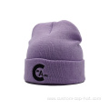 Custom Acrylic Knit Beanie Hat with Logo